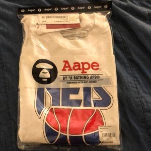 NWT ABathingApe/Mitchell&Ness/NBA Brooklyn Nets XL tshirt